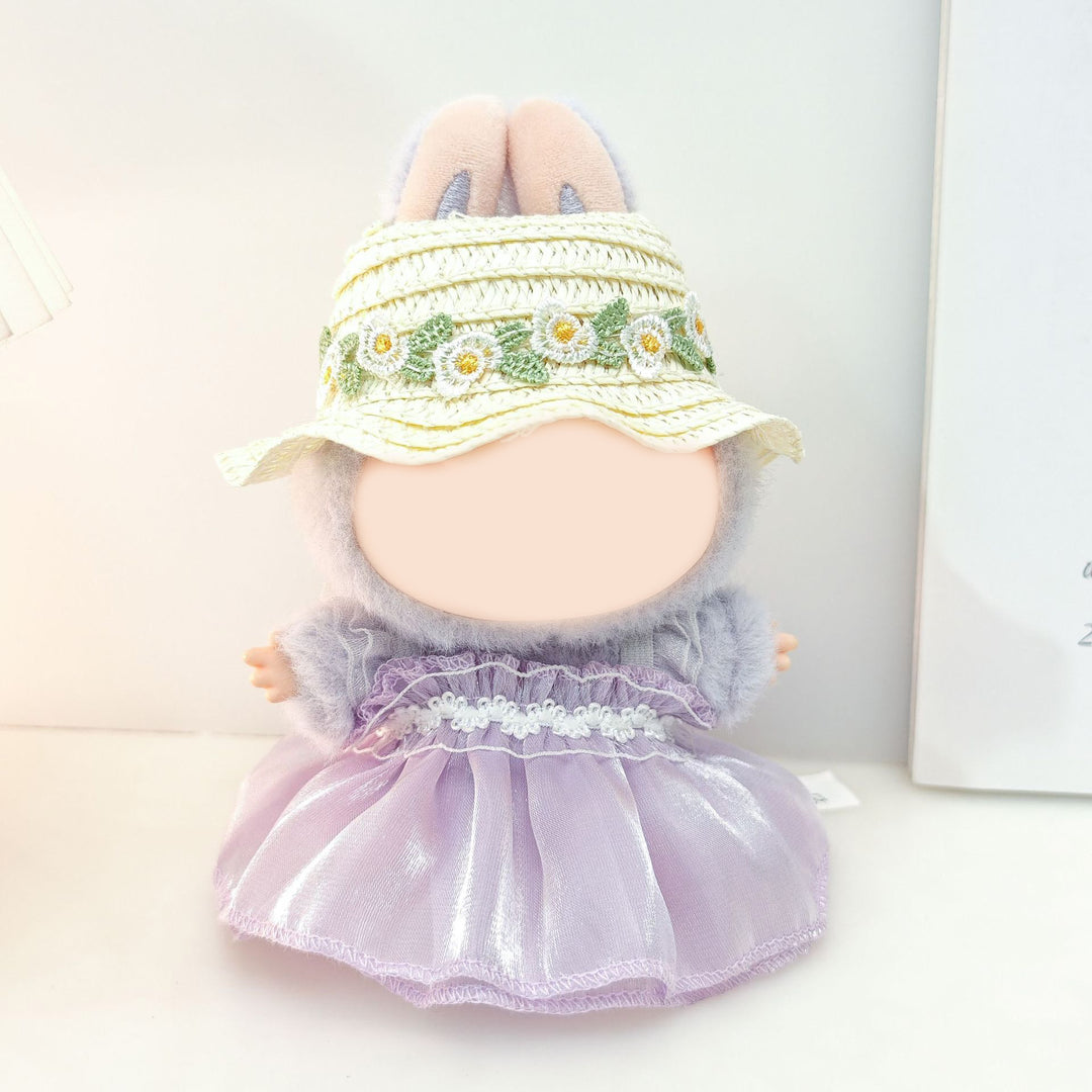 Labubu Pearlescent princess mesh dress dolls clothes