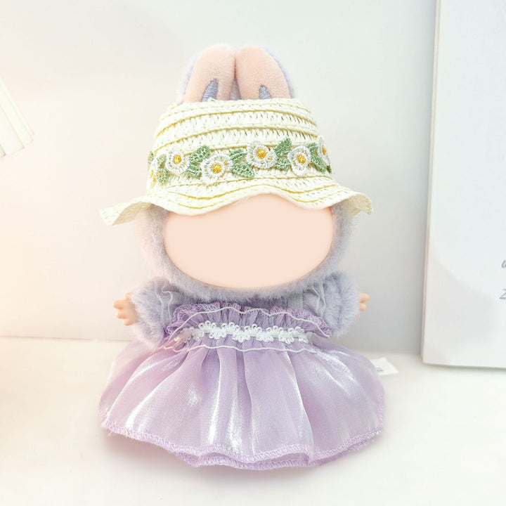Labubu Pearlescent princess mesh dress dolls clothes