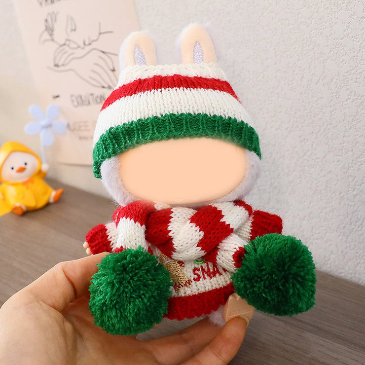 Labubu Christmas dress up dolls Xmas clothes