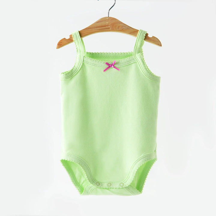 Baby cotton sling romper for summer