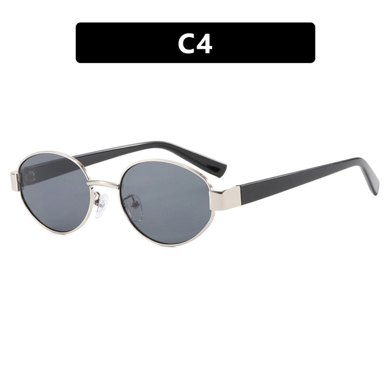 Retro Oval Sunglasses for Women