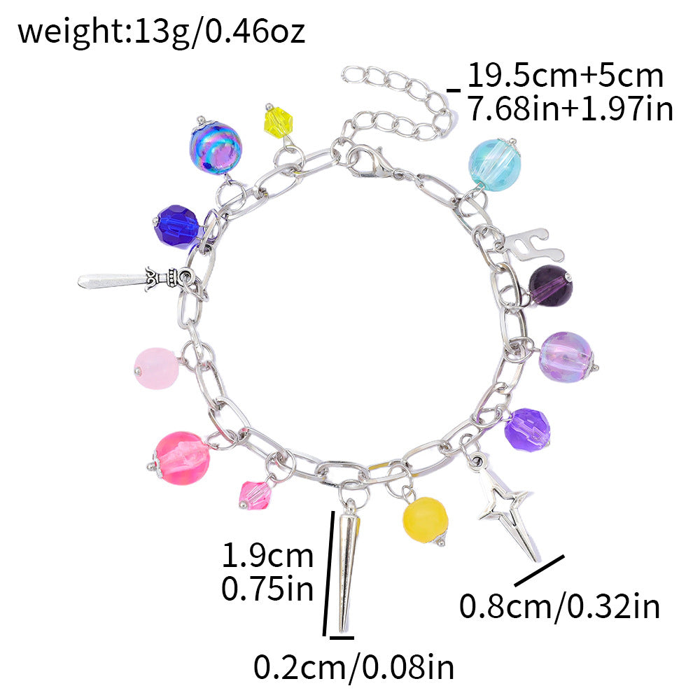 Kpop Demon Hunters beaded alloy bracelet
