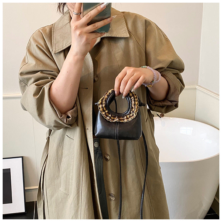 Ruffle Lace mini Handbag Crossbody Bag