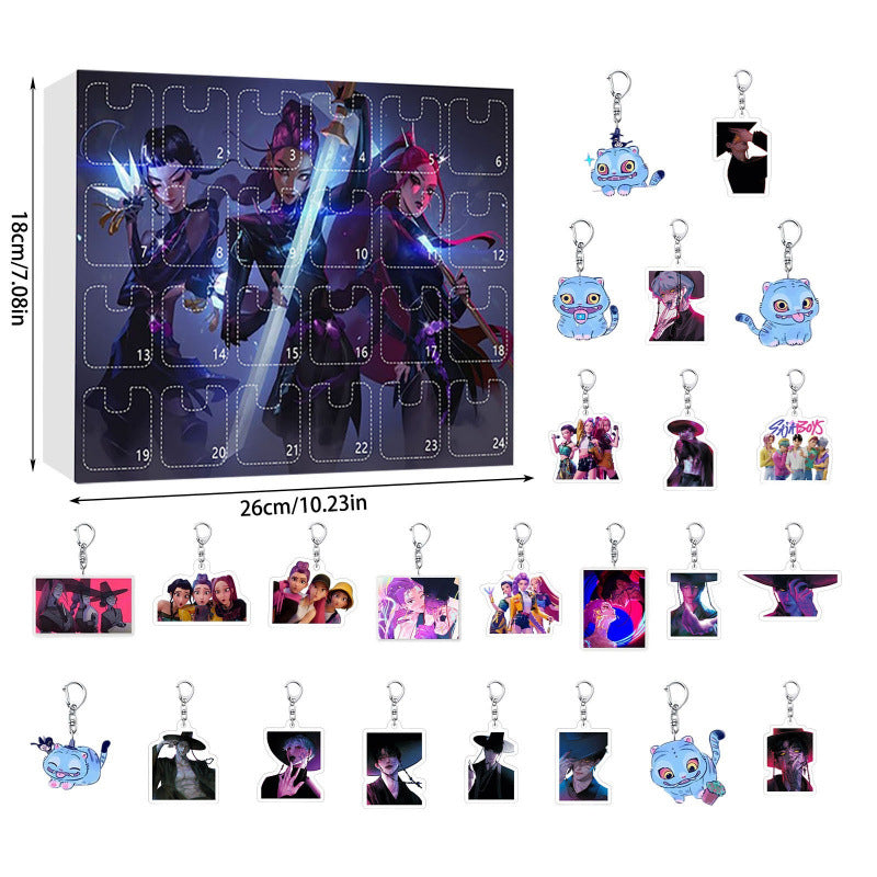 KPop Demon Hunters Acrylic keychain blind box