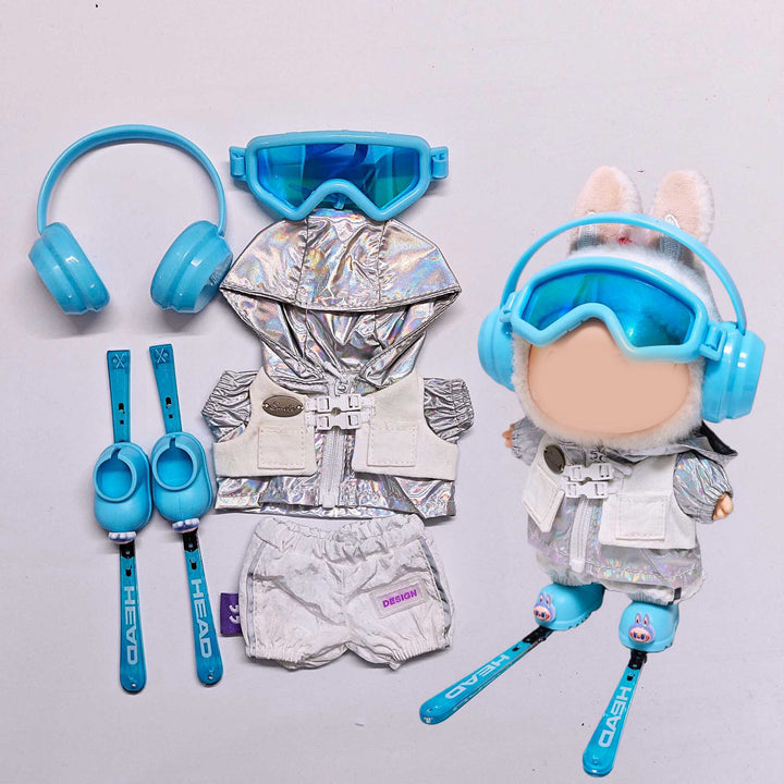 17cm dolls Winter ski goggles set doll clothes