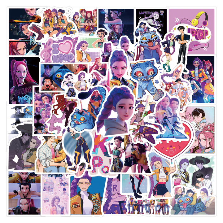 KPop Demon Hunters Waterproof Stickers Pack of 55