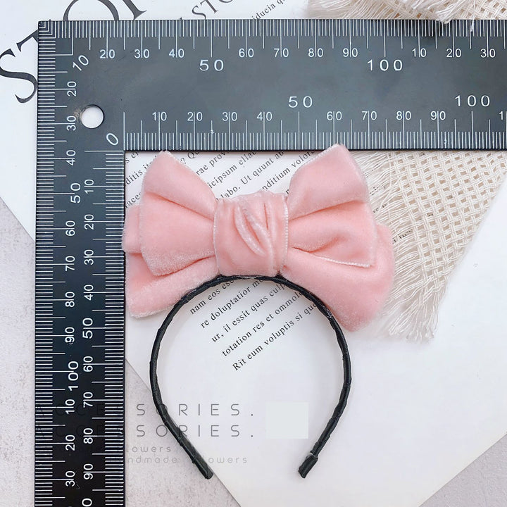 Handmade Velvet Bow Headband for dolls labubu headband
