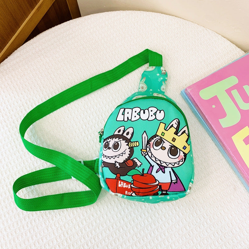 Children's labubu Fanny bag cartoon Labubu crossbody bag coin purse