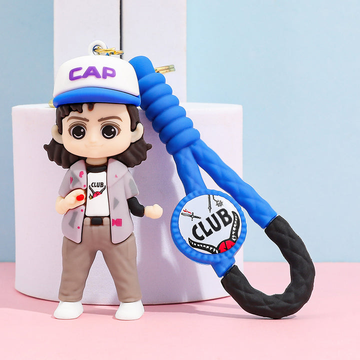 Stranger Things character Silicone KeyChain pendant