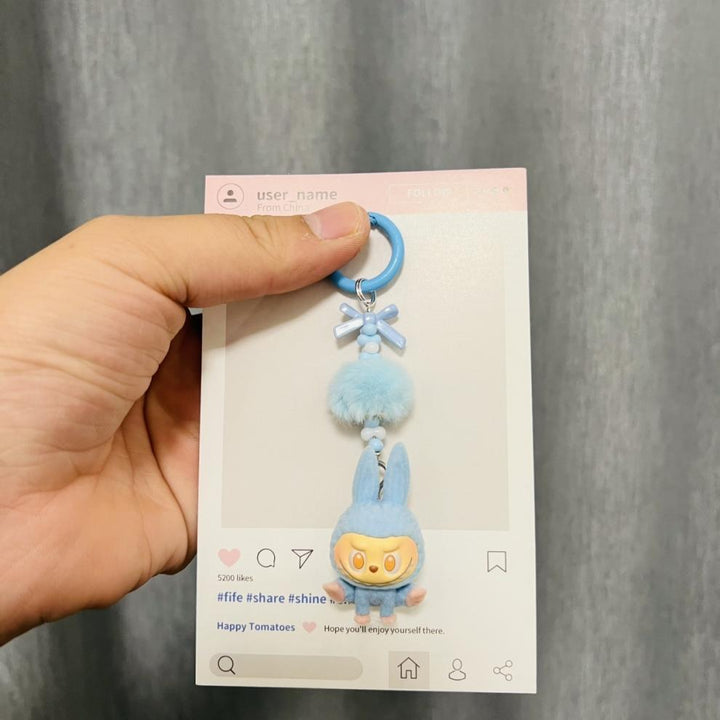 LABUBU Lazy Yoga Series Keychain Blind Box