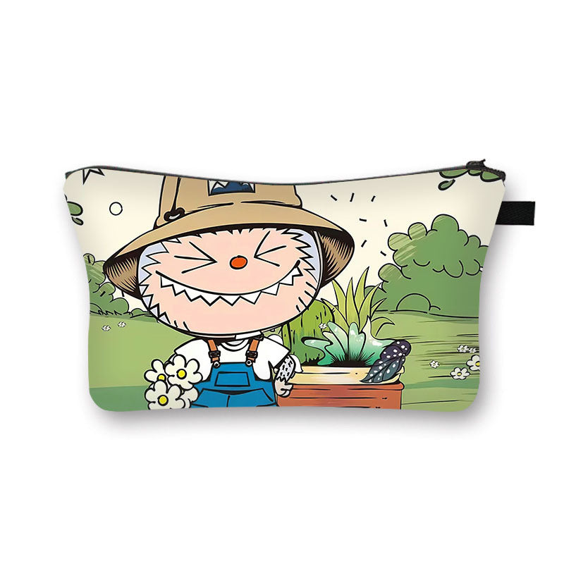 Labubu cosmetic bag portable toiletry bag