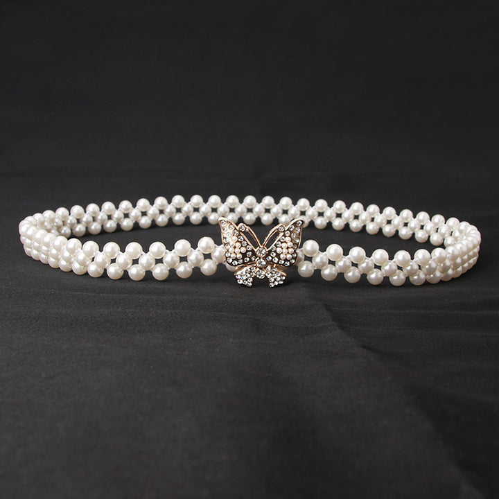 Women's Pearl Elastic Belt