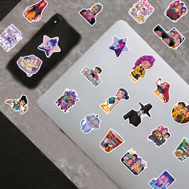 KDH K-pop inspired Waterproof Stickers Pack of 60