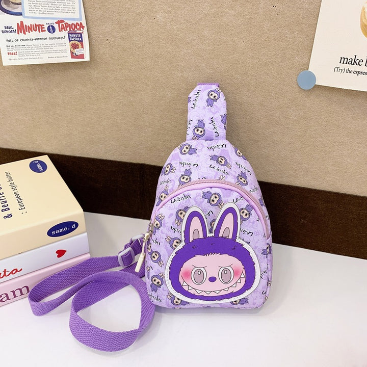 Children's Labubu chest bag cartoon labubu crossbody bag