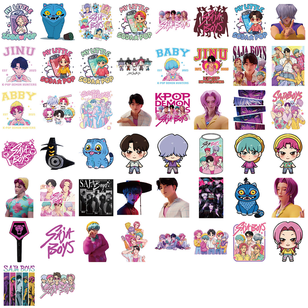 KDH K-pop inspired Waterproof Stickers Pack of 60