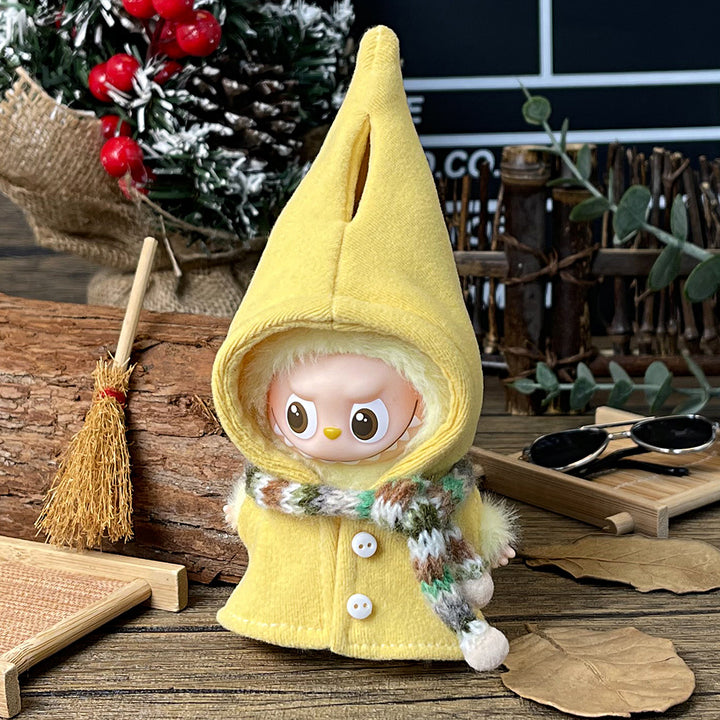 10cm dolls cloak suit mini doll clothes