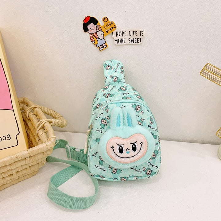 Labubu plush chest bag cartoon labubu crossbody bag