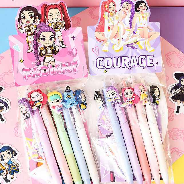 K-pop Girl 6pcs Stationery Set Student Reward Gift