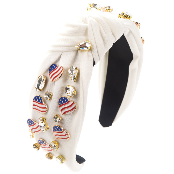 Love American flag deco wild Headband for 4th of July
