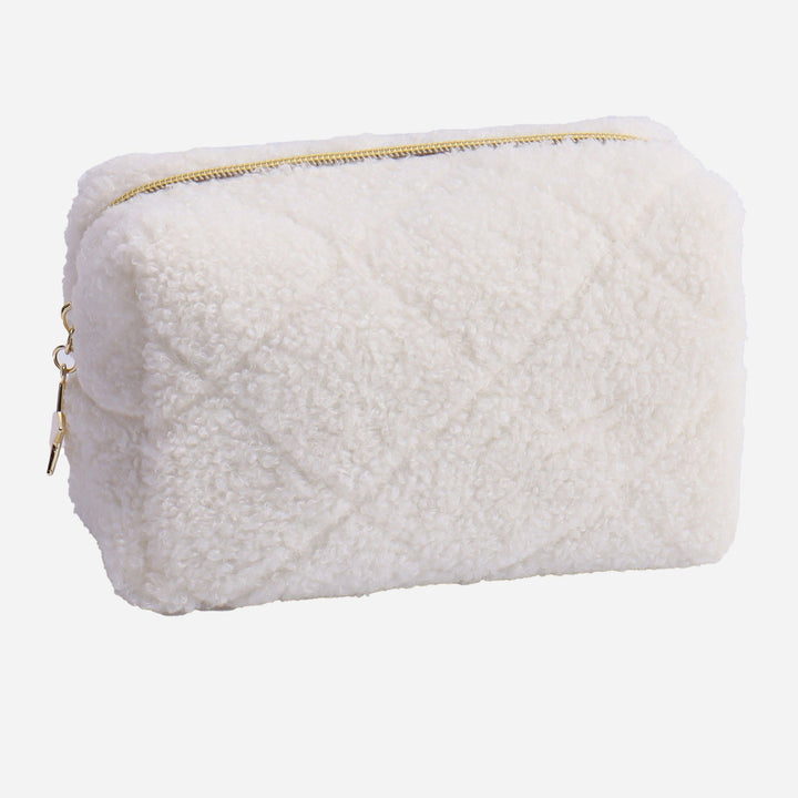 Plush cosmetic bag portable pillow bag storage bag
