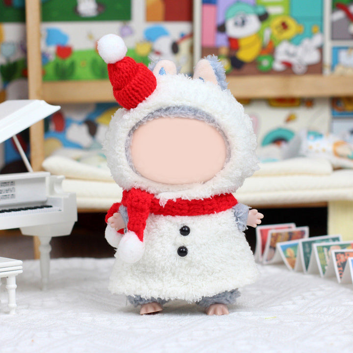 Labubu Christmas themed clothes holiday costume