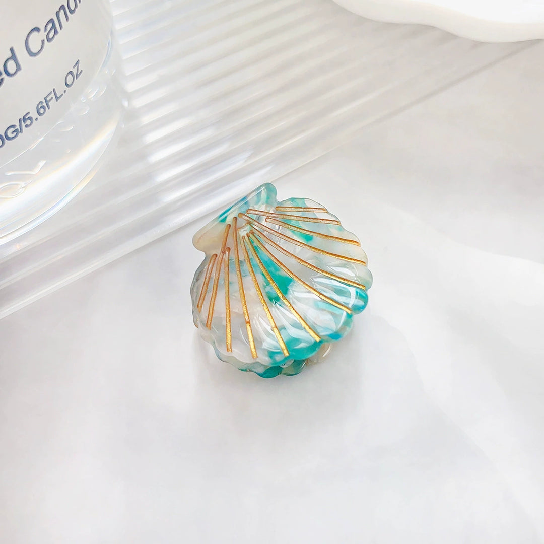 Seaside Shell shape mini hair clip