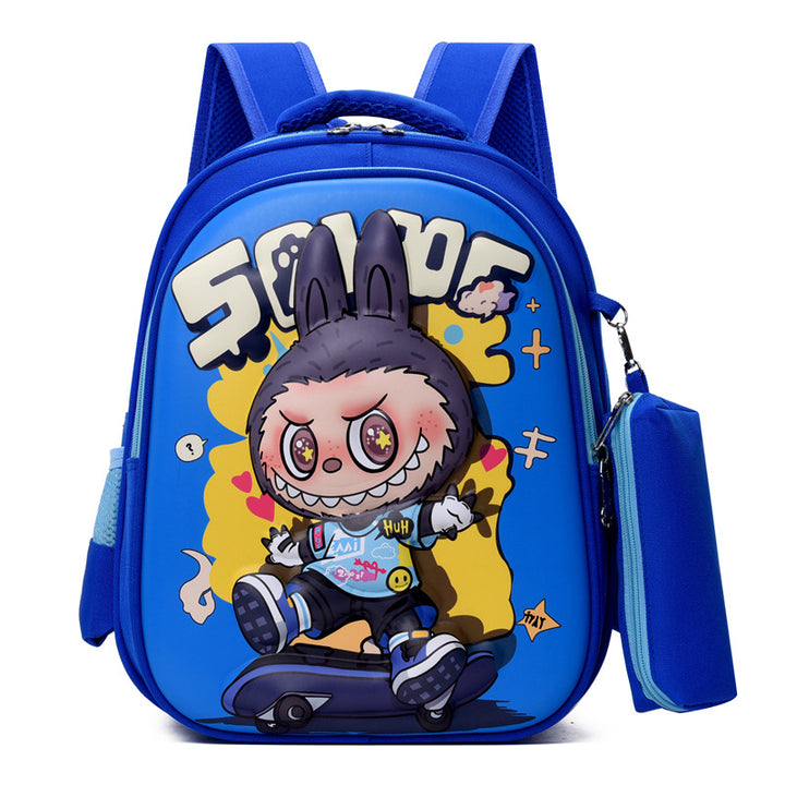 Labubu backpack students schoolbag