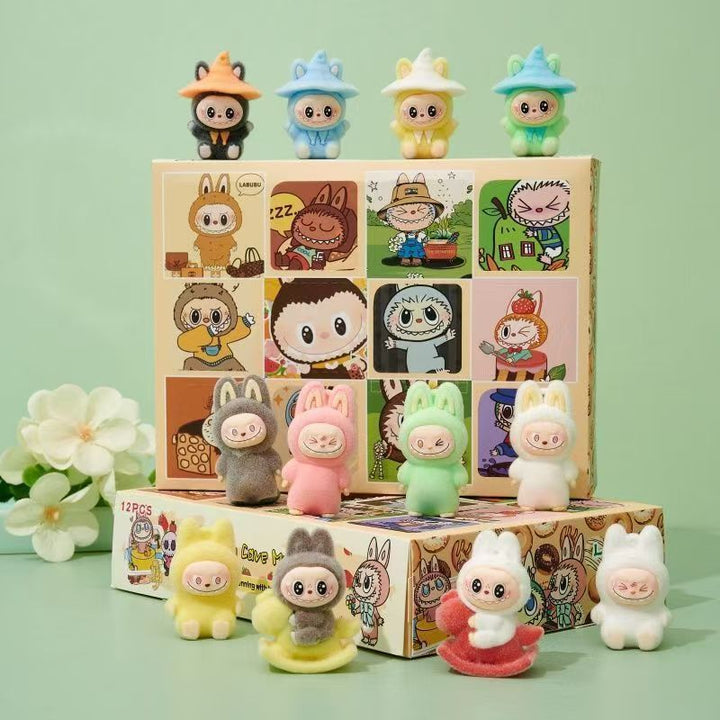 Labubu blind box-12pcs mystery ornaments