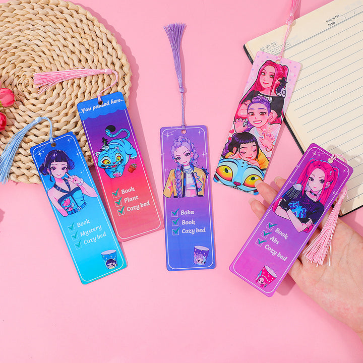 KPOP demon hunters Acrylic bookmarks student gifts