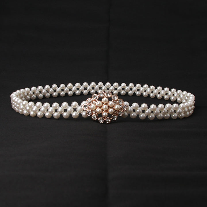 Women's Pearl Elastic Belt