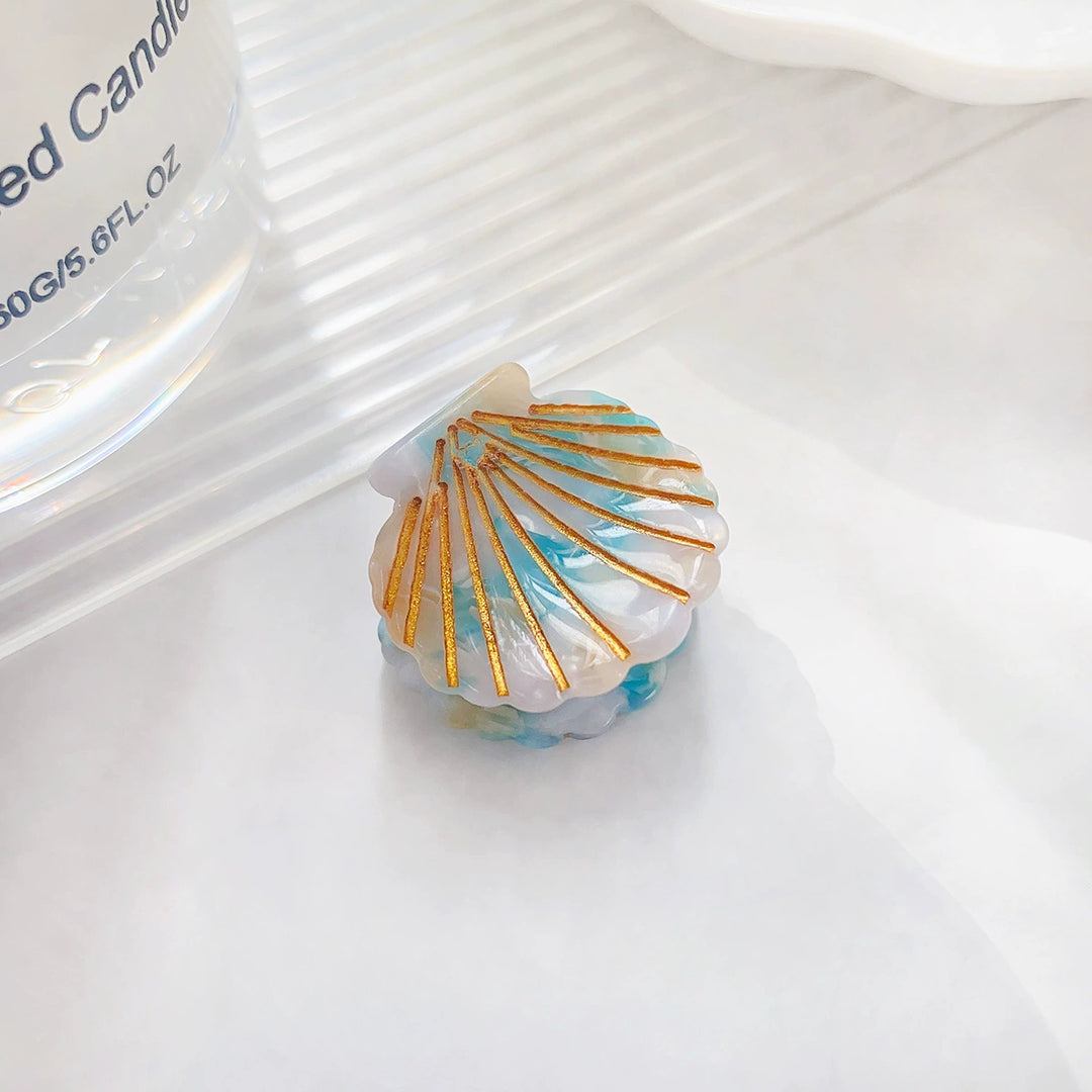 Seaside Shell shape mini hair clip