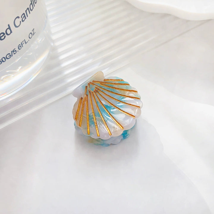 Seaside Shell shape mini hair clip