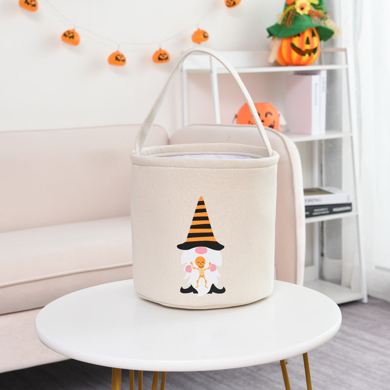 Halloween large capacity candy basket for kids