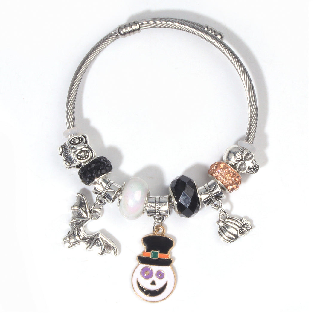 Halloween DIY beaded bracelet holiday gift