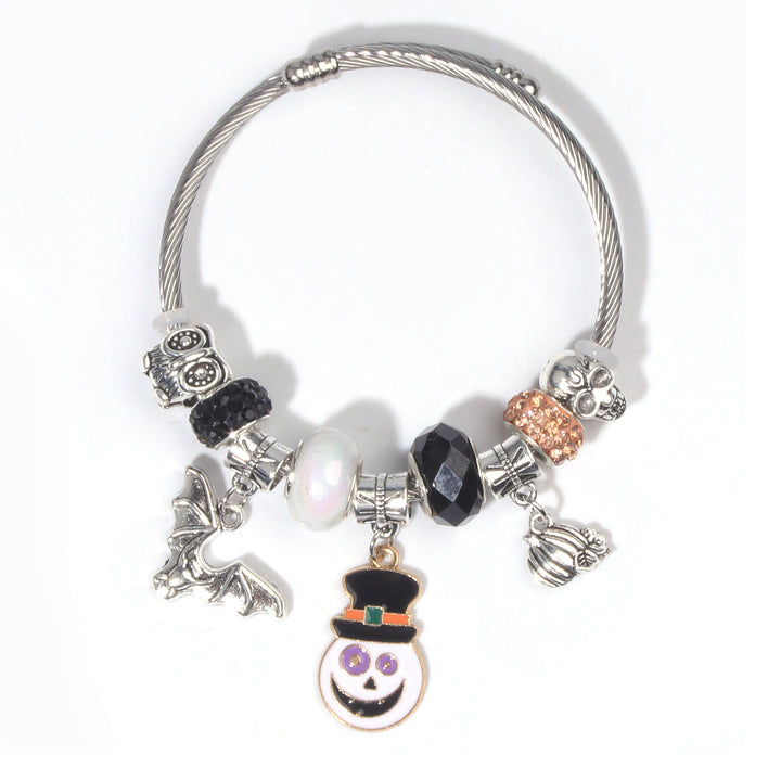 Halloween DIY beaded bracelet holiday gift
