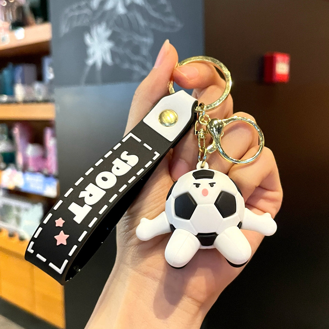 Creative Ball sports theme keychains pendants gift