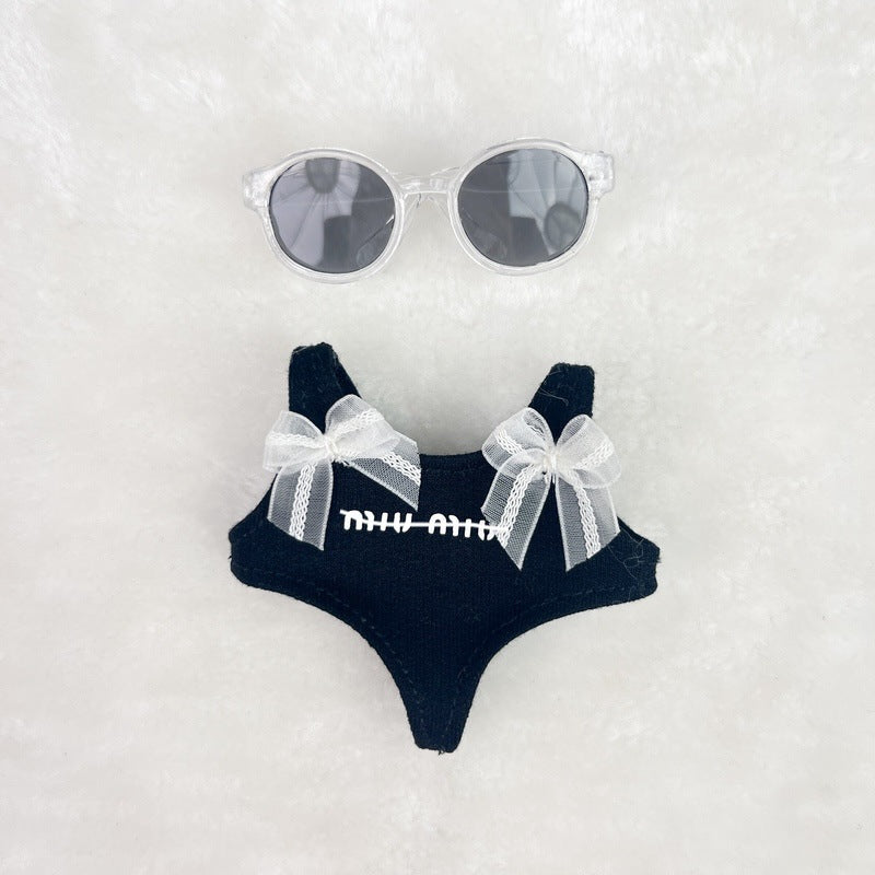 Labubu swimsuit&sunglasses 2pcs set