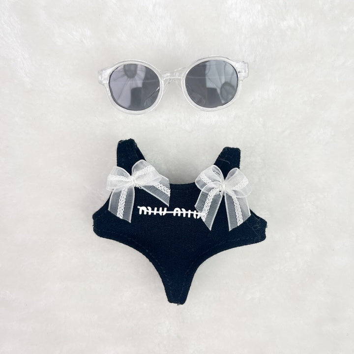 Labubu swimsuit&sunglasses 2pcs set