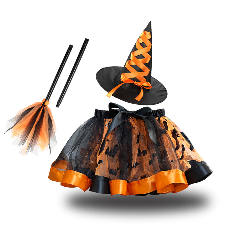 Halloween little devil mesh tutu skirt Halloween costumes