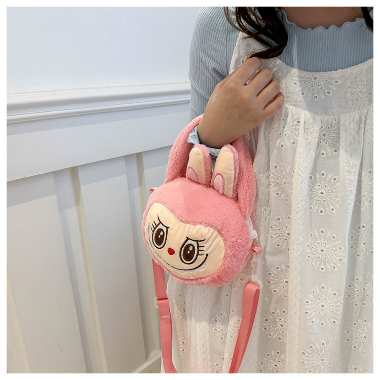 Labubu furry cute handbag labubu crossbody bag