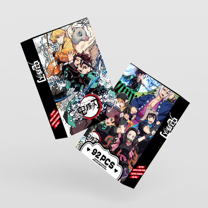 Demon Slayer 60PCS LOMO Card&32PCS Stickers set