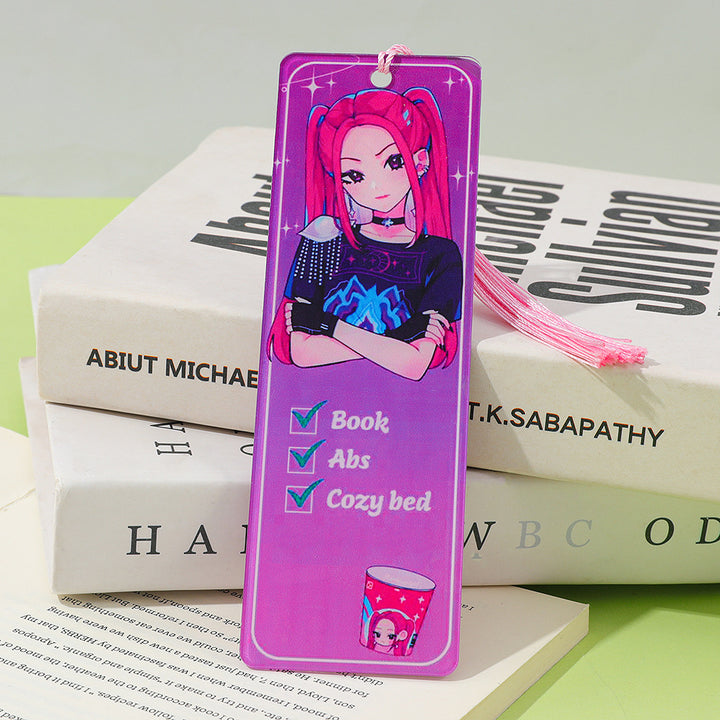 KPOP demon hunters Acrylic bookmarks student gifts