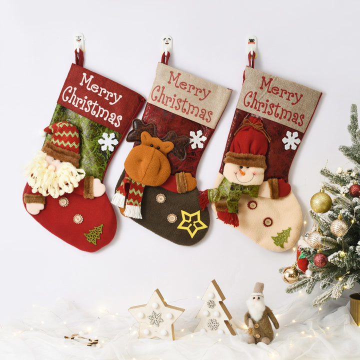 Large Christmas socks Santa Claus gifts bags