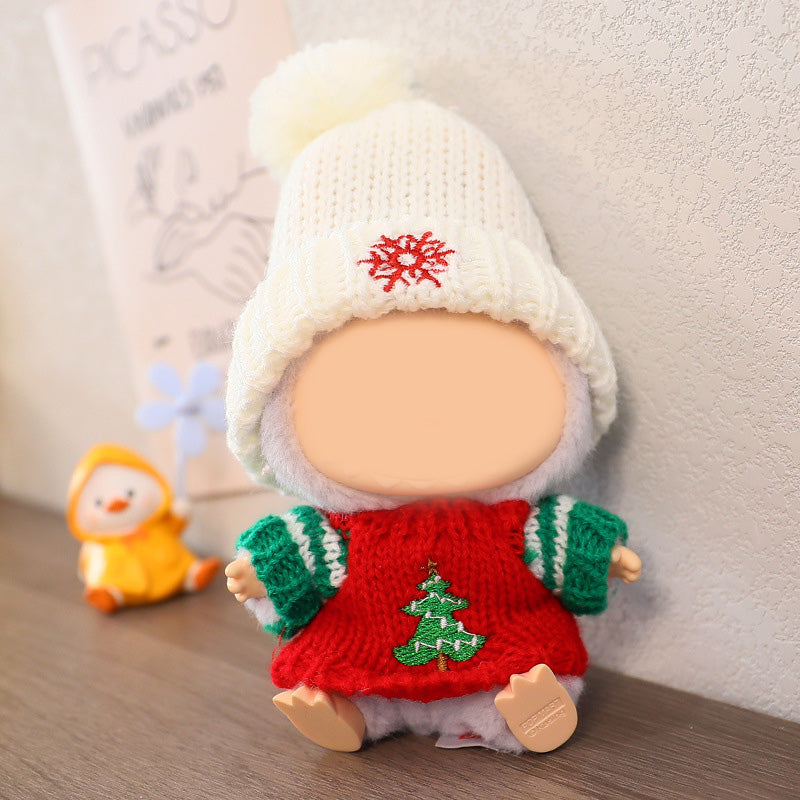 Labubu Christmas dress up dolls Xmas clothes