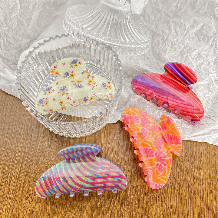 Summer Colorful Shark Hairclip Holiday hair clip
