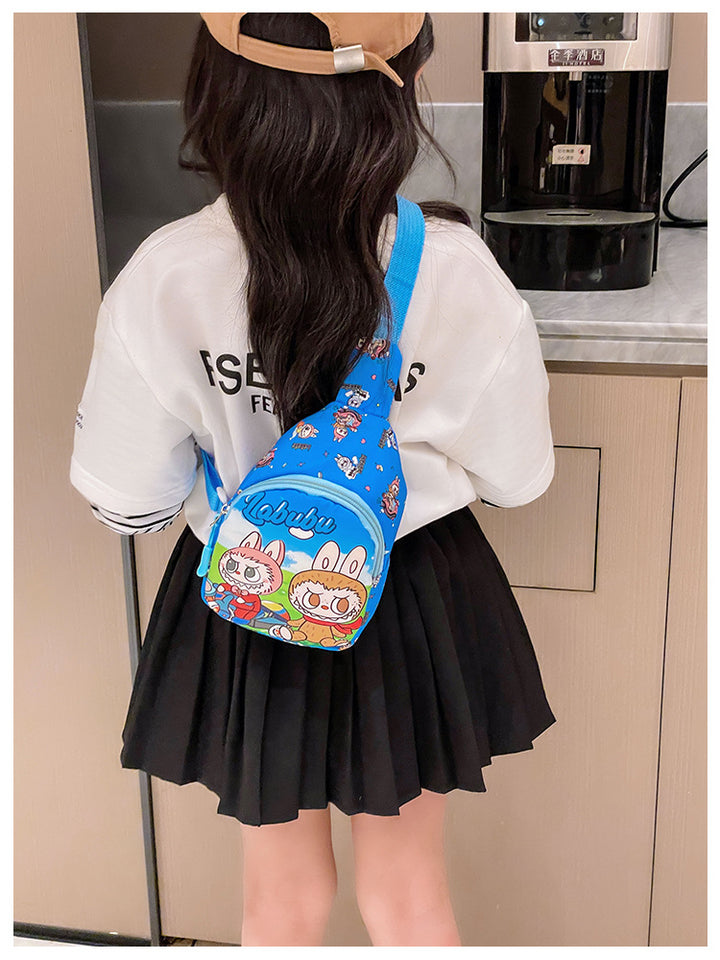 Children's labubu Fanny bag cartoon Labubu crossbody bag coin purse