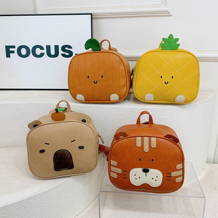 Cartoon cute fruit animal backpack
