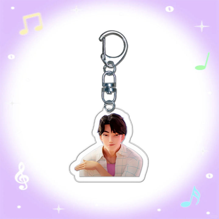 Kpop Demon Hunters acrylic mini keychain