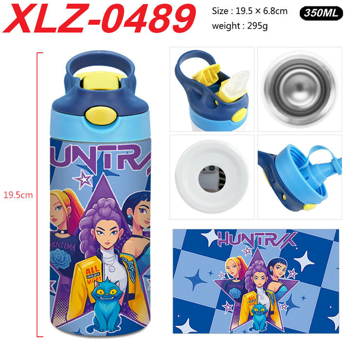 KDH K-pop inspired Stainless steel thermos Cups students Tumblers-350ml