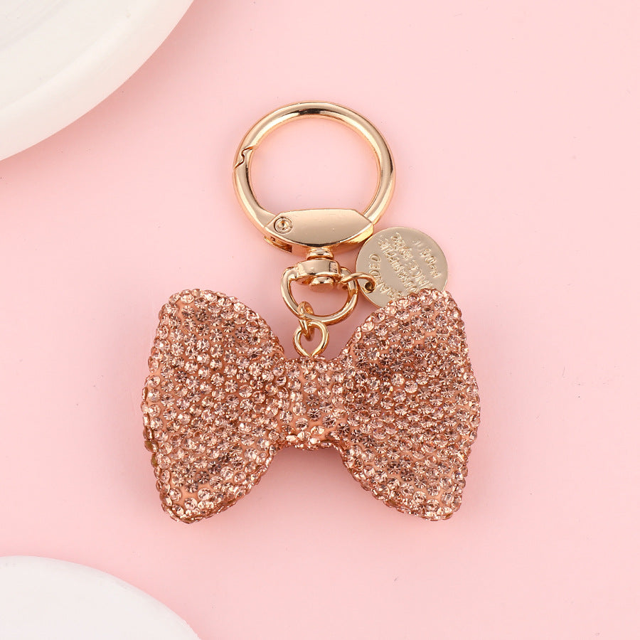 Bow diamond keychain gift for girlfriend&mother